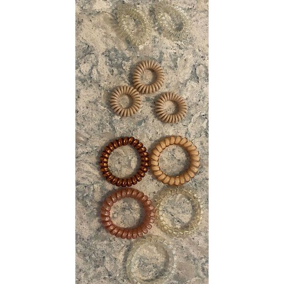 Scrunci Accessories - Target 10 Scrunci Plastic Multi Sizes Hair Pony Tail Holder